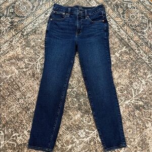 J. Crew Straight Leg Jeans in Dark Indigo